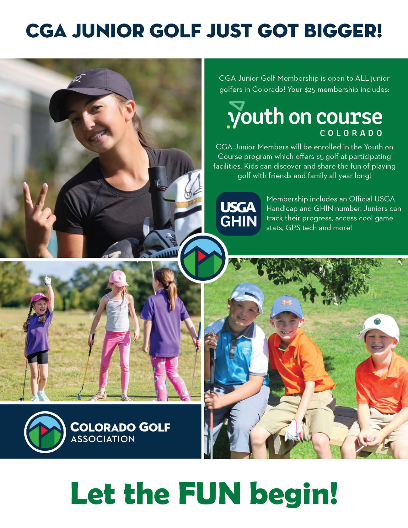 Junior Golf Home Colorado Golf Association